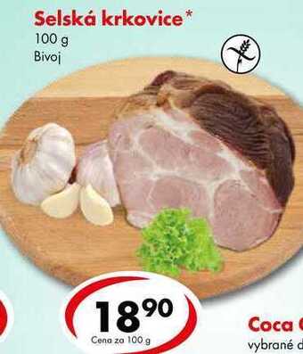 CBA Selská krkovice, 100 g nabídka