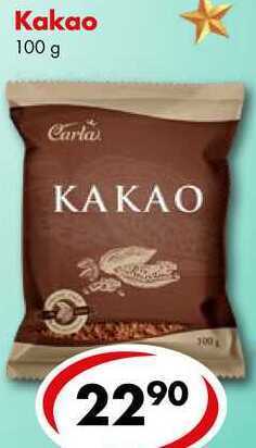 CBA Kakao, 100 g nabídka