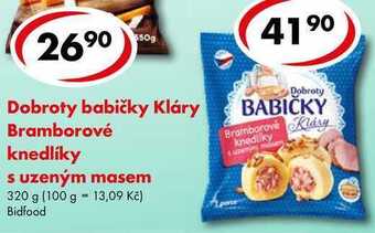 CBA Dobroty babičky kláry bramborové knedlíky s uzeným masem, 320 g nabídka