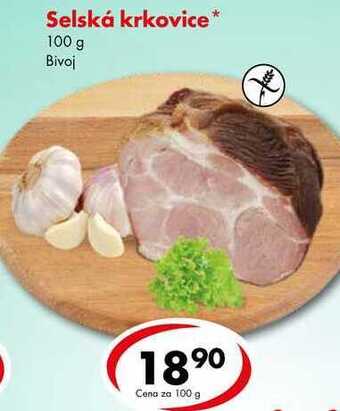 CBA Selská krkovice, 100 g nabídka