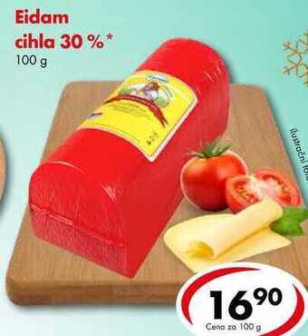 CBA Eidam cihla 30 %, 100 g nabídka