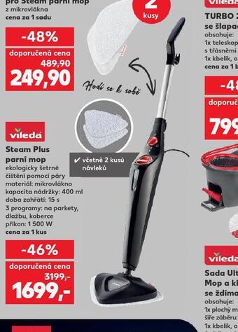 Kaufland Steam plus parní mop nabídka