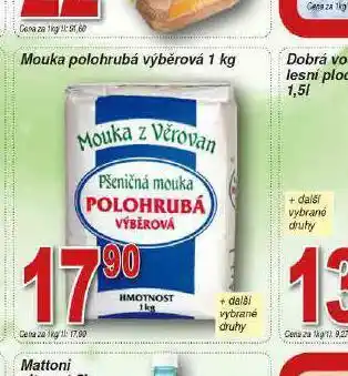 Lidl Mouka polohrubá výběrová nabídka