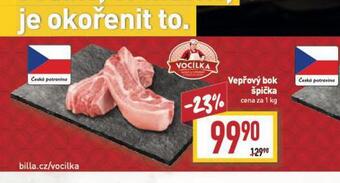 Billa Vepřový bok špička nabídka