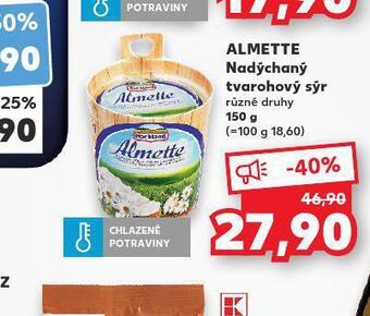 Almette nadýchaný tvarohový sýr
