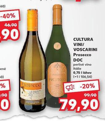 Kaufland Cultura vini / voscarini prosecco nabídka