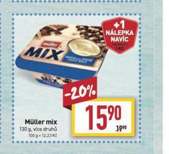 Billa Müller mix nabídka