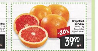 Billa Grapefruit červený nabídka
