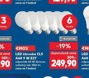 Kaufland Led žárovka nabídka