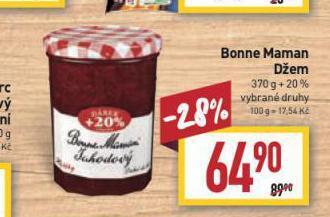 Billa Bonne maman džem nabídka