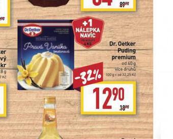 Billa Dr. oetker puding premium nabídka