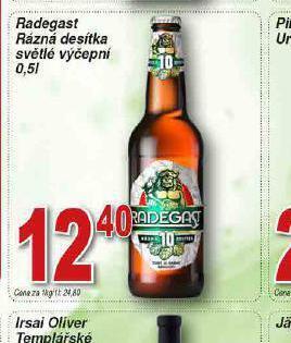Lidl Pivo radegast rázná 10 nabídka