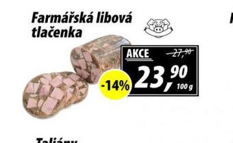 ZEMAN Farmářská libová tlačenka nabídka