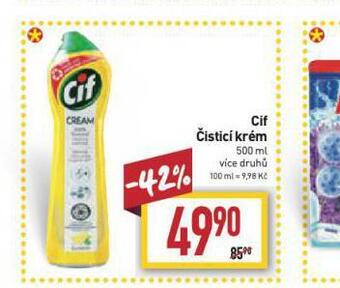 Billa Cif čistící krém nabídka