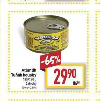 Billa Atlantik tuňák kousky nabídka
