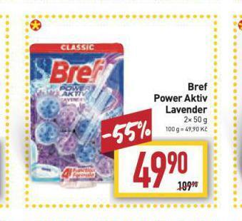 Billa Bref power aktiv lavender nabídka