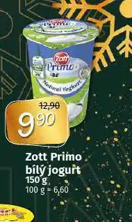 Coop Zott primo bílý jogurt nabídka