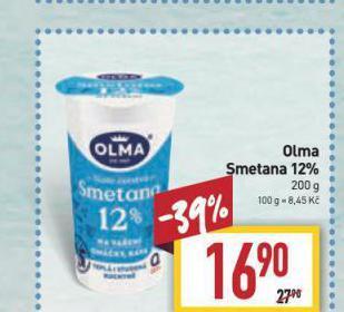 Billa Olma smetana 12% nabídka