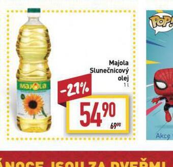 Billa Majola slunečnicový olej nabídka