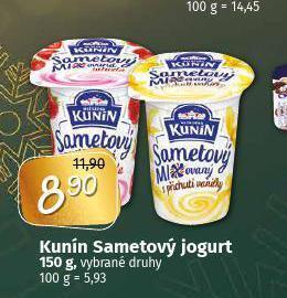 Coop Kunín smetanový jogurt nabídka