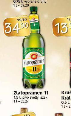 Coop Pivo zlatopramen 11 nabídka