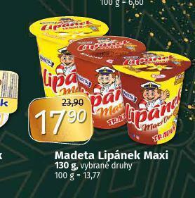 Coop Madeta lipánek maxi nabídka