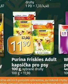 Coop Purina friskies adult kapsičky pro psy nabídka