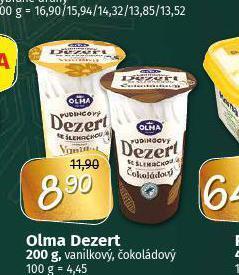 Coop Olma dezert nabídka
