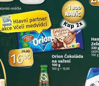 Coop Orion čokoláda na vaření nabídka