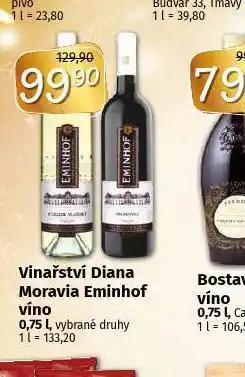Coop Vinařství diana moravia eminhof víno nabídka