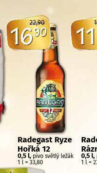 Coop Pivo radegast ryze hořká 12 nabídka