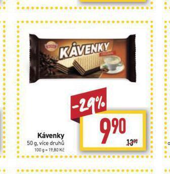 Billa Kávenky nabídka