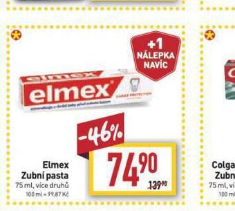 Billa Elmex zubní pasta nabídka