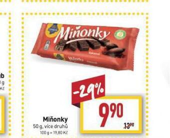 Billa Miňonky nabídka