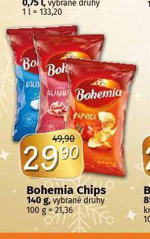 Coop Bohemia chips nabídka