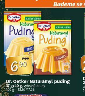 Coop Dr. oetker naturamyl puding nabídka