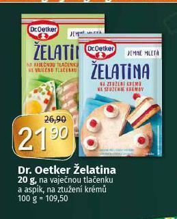 Coop Dr. oetker želatina nabídka