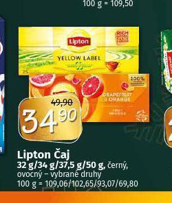Coop Lipton čaj nabídka