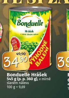 Coop Bonduelle hrášek nabídka