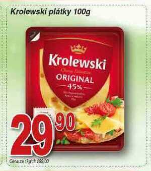 Krolewski sýr plátky 100g