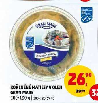 Penny Market Kořeněné matjesy v oleji gran mare, 200 g nabídka