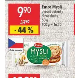 Globus Emco mysli ovesné sušenky nabídka