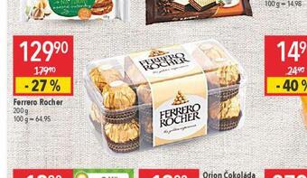 Globus Ferrero rocher nabídka
