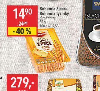 Globus Bohemia z pece, bohemia tyčinky nabídka