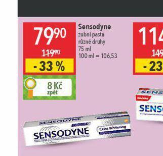 Globus Sensodyne zubní pasta nabídka