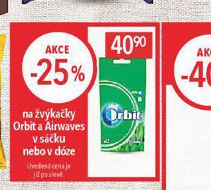 Globus Orbit žvýkačky nabídka