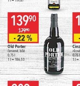 Globus Old porter nabídka