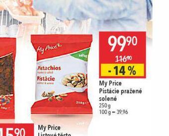 Globus My price pistácie pražené solené nabídka