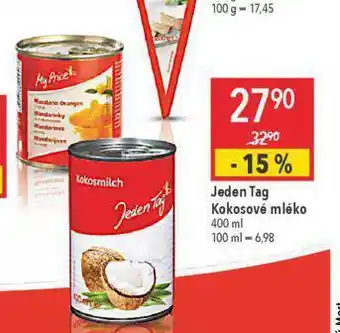 Globus Jeden tag kokosové mléko nabídka