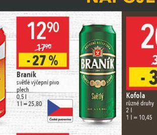 Globus Pivo braník nabídka